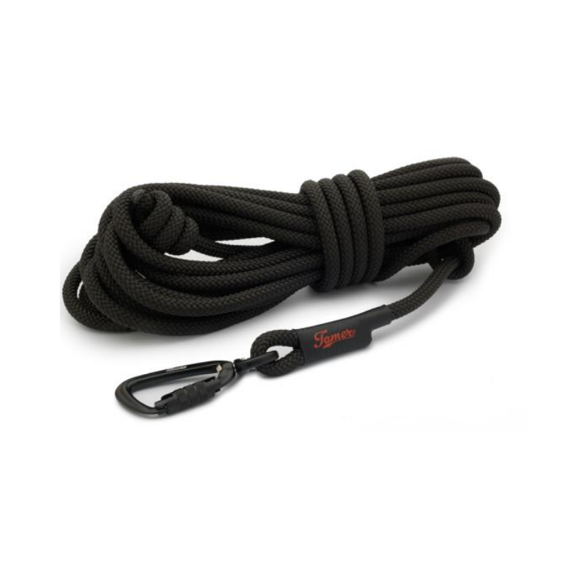 Longe avec Mousqueton Twist Noire