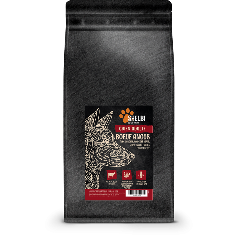 SHELBI Superfood 65 Chien Adulte Boeuf Angus