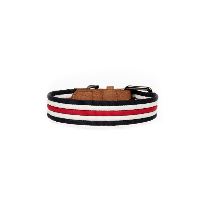 Collier pour chien Heritage - Bleu Blanc Rouge