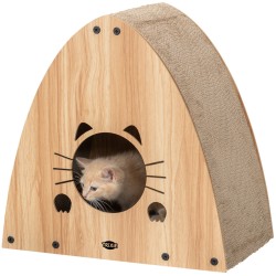Grattoir pour Chat en Forme de Maisonnette