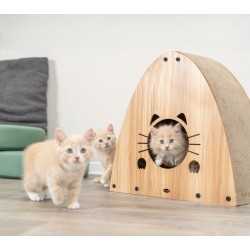 Grattoir pour Chat en Forme de Maisonnette