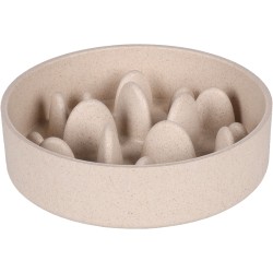 Gamelle pour Chien Slow feeder Greni Rond Beige