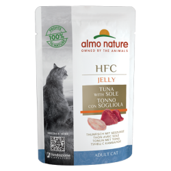 ALMO HFC Sachet Thon et Sole en Gelée 55g