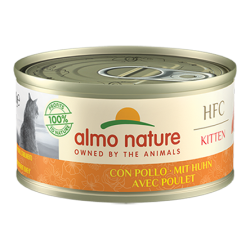 ALMO HFC Boite pour Chaton Poulet Naturel 70g
