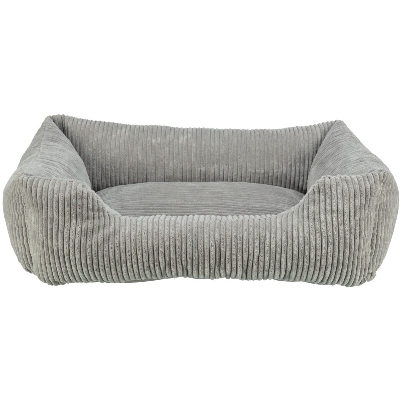 Panier pour Chien en Velours Vital Jonna 80x60cm Gris Clair