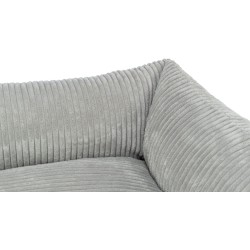 Panier pour Chien en Velours Vital Jonna 80x60cm Gris Clair