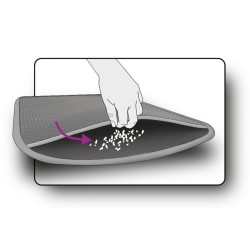 Tapis de Bac à Litière Matz Noir