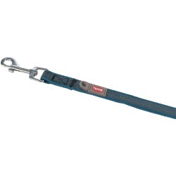 Laisse de Suivi Caoutchoutée Bleu Pétrole