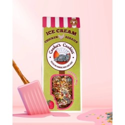 Mélange à Crème Glacée au Poulet et à la Fraise pour Animaux