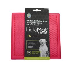 Tapis à Lécher Pour Chien LICKIMAT SOOTHER Rose