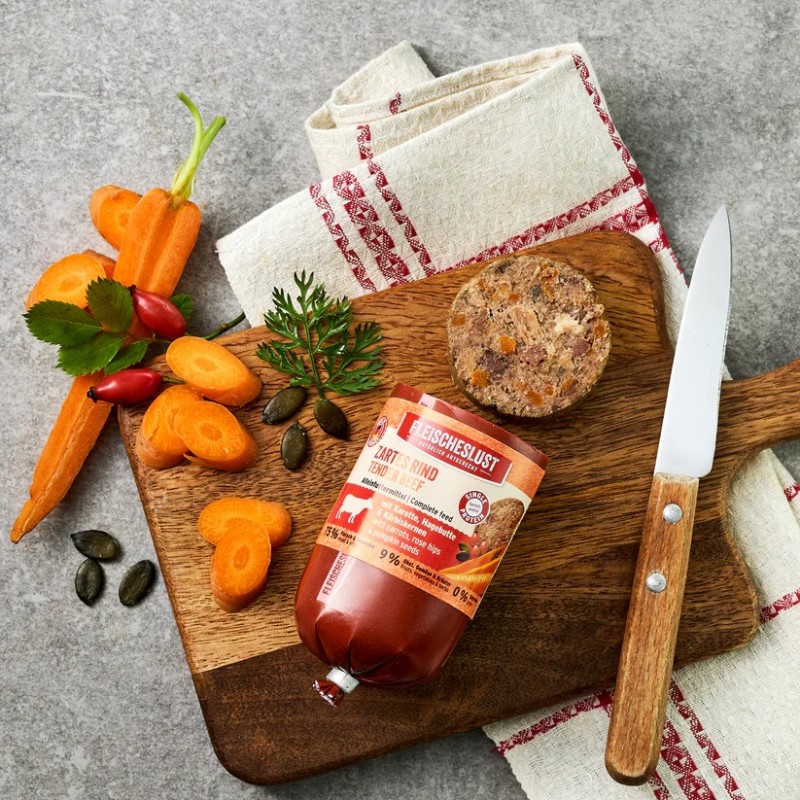 Ration Ménagère au Boeuf Tendre, Carottes, Cynorrhodons et Graines de Citrouille 800g