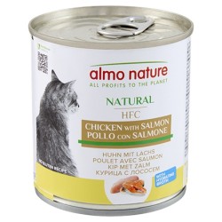 ALMO HFC Natural Boite Poulet et Saumon 280g