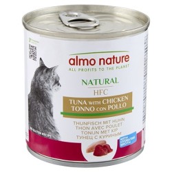 ALMO HFC Natural Boite Thon et Poulet 280g