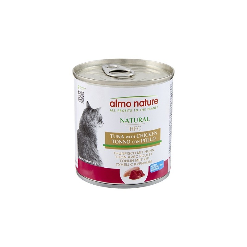 ALMO HFC Natural Boite Thon et Poulet 280g
