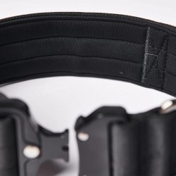 Collier pour Chien avec Poignée Tactique Noir - Spark Paws