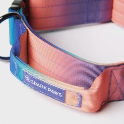 Collier pour Chien avec Poignée Tactique Kaléidoscope - Spark Paws