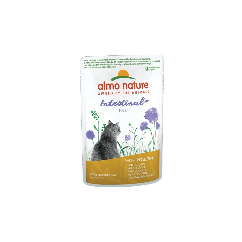ALMO Nature Fonctionnel pour Chat Problème Intestinal Volaille 70g
