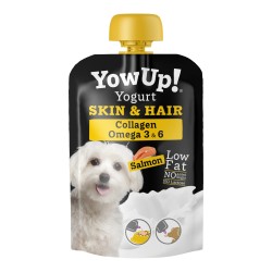 Yow Up - Yaourt pour Chien au Saumon - Soin Peau et Poils - 115g