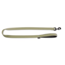 Laisse pour Chien en Nylon avec Poignée Confort Vert Kaki