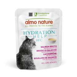 Almo Nature HFC Hydration Help Bouillon de Saumon avec Filet de Saumon pour Chat 55g